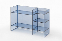 Стеллаж для ванной синий Kartell by laufen 75х26 см 3.8933.1.083.000.1 Laufen